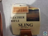 Hunter leather rifle slings