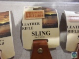 Hunter leather rifle slings