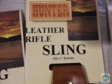 Hunter leather rifle slings