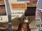 Hunter leather rifle slings