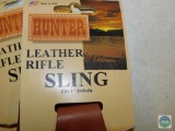 Hunter leather rifle slings