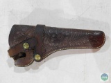 Hand tooled holster, vintage hunter