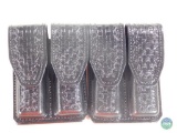 Colt 1911 leather double mag pouches