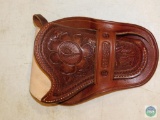 R.M. Bachman hand tooled holster