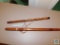 Lot of 2 Bamboo Flutes Serenity Bamboo Co