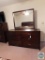 Home Elegance 6 Drawer Dresser with Mirror Cedar bottom drawers