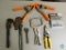 Lot of Hand Tools Clamps, Wrenches, Cutters, etc.