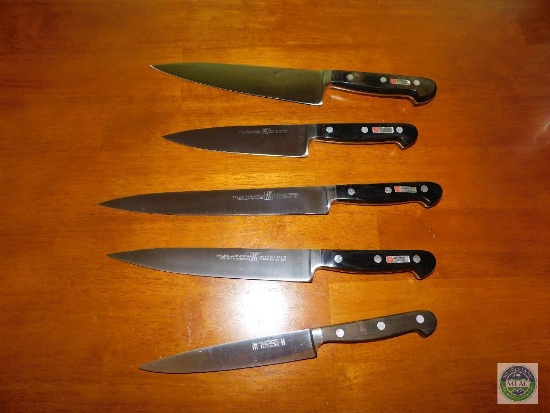Lot of 5 JA Henckels Knives