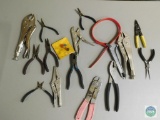 Lot of Hand Tools Mostly Pliers
