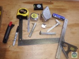 Lot of Hand Tools Tape Measures & Rulers