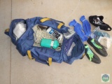 Lot of Camping Supplies; Ropes, Bags, Super 8's, and Canteens