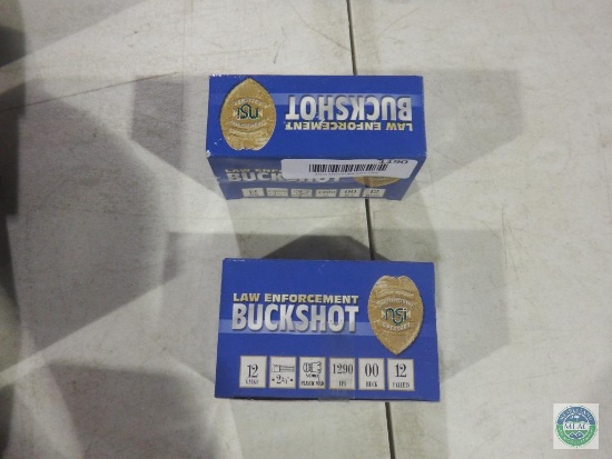 Two boxes - NSI Law Enforcement Buckshot - 12-gauge