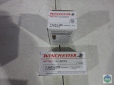 Two boxes - Winchester 6.62 x 25 Tokarev FMJ bullets