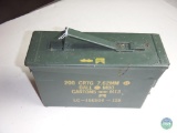 Empty ammunition box - metal - 7.62 mm cartridge size