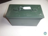 Empty ammunition box - metal - large size