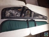 Two soft side rifle cases