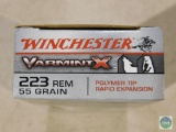 Full box - Winchester 223 REM ammunition