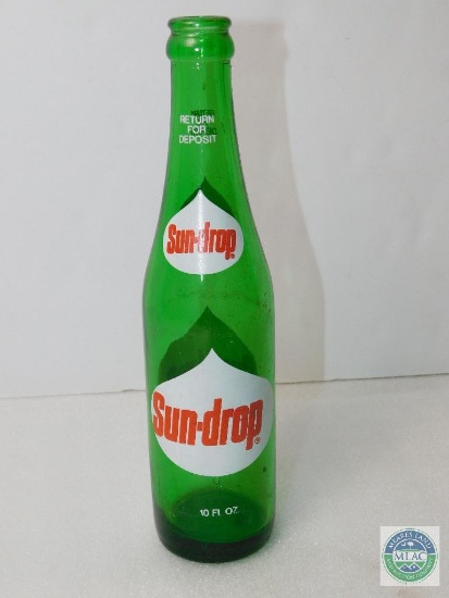 Sun-drop 10 oz Green Bottle Empty