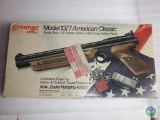 Crosman 1377 Single Shot .177 Cal Pellet or BB Pump Action Pistol in the Box
