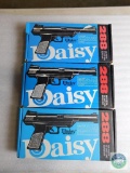 Lot 3 Daisy #288 24 Shot BB Air Pistols in the Box