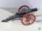 Cast Iron Cannon Trailer Approx. 10