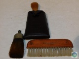 Lot of 3 Grooming Brushes - 2 Shave Brushes