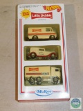 Hot Wheels 3 Pack Cars - Little Debbie Delivery Trucks in the box