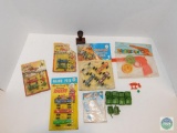 Lot of Vintage Novelties - Walking Space Dogs & Racecars