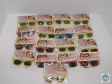 Lot of Vintage Children's Sunglasses & Jewel Invisible Nylon Hair Nets