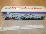 1988 Hess Toy Truck & Racer Car in the box