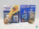 Lot 2 Starting Lineup Nolan Ryan & Juan Gonzalez Collectible in package