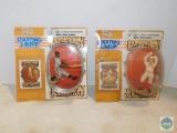Starting Lineup Lot 2 Cooperstown figures Willie Mays & Cy Young