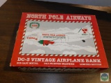 Eastwood Co North Pole Airways Dc-3 Vintage Plane Bank In the Box