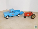 Tonka Jeep Pickup Truck Metal & Tractor