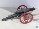 Cast Iron Cannon Trailer Approx. 10