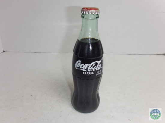 Coca-Cola Full Bottle 8 oz 1936 - 1996 Keeneland Lexington, KY