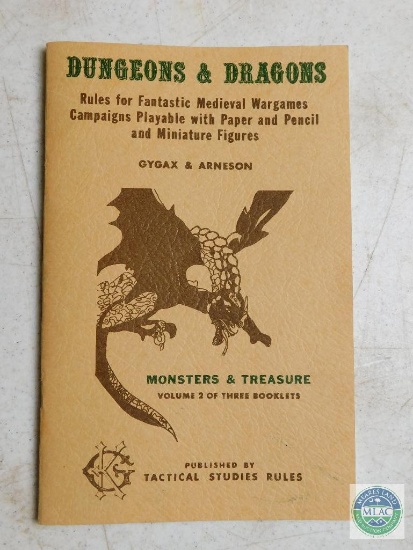 Dungeons & Dragons White Box - Monsters & Treasure volume 2