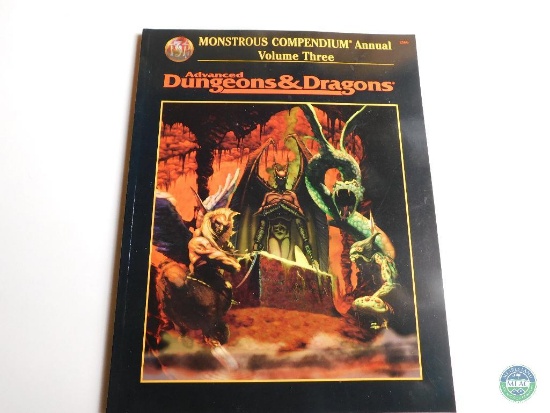 Advanced Dungeons & Dragons - Monstrous Compendium - Volume Three