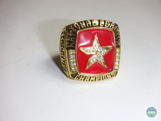 National League Champions Astros McLane 2005 Gold tone Ring