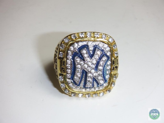 World Champions New York Yankees Gold tone Ring Rivera 1999