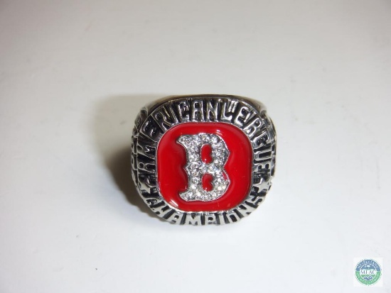 World Champions Boston Red Sox 1986 Wagner Silver tone Ring