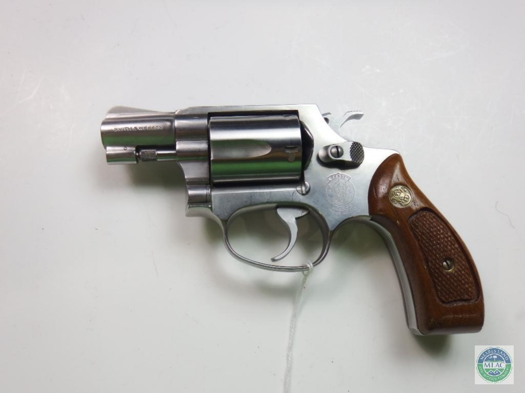 Smith Wesson 38 Special Snub Nose Revolver Firearms