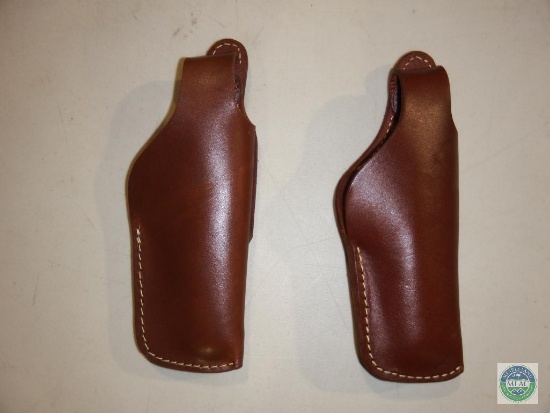 2 leather holsters, For colt and similar