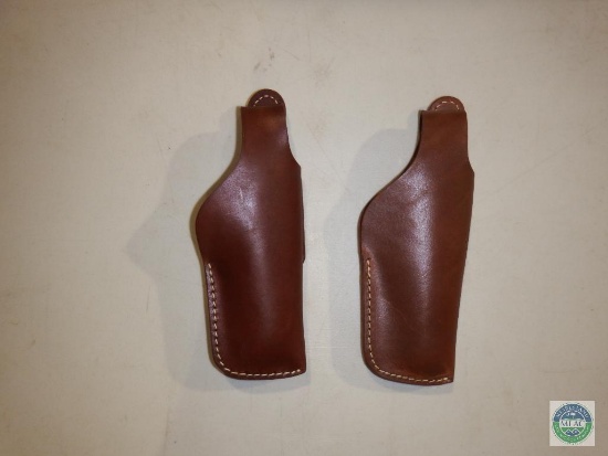 2 leather holsters, For colt and similar