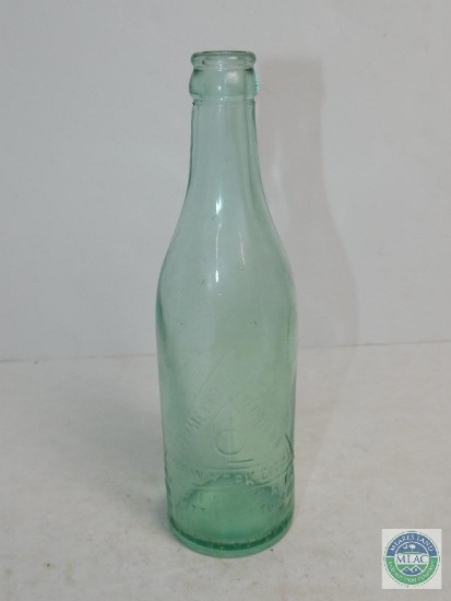 Obermeyer & Liebmann Blue Tint Glass Bottle