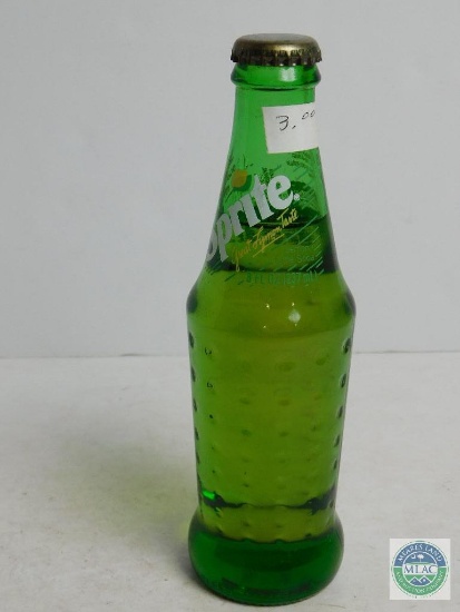 Sprite Full Green Glass Bottle 8 oz