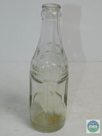 Soda Water Bottling Co Avon Park Fl Clear Glass Bottle