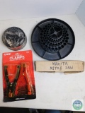 Box of peg hook brackets and brace