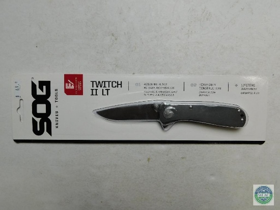 SOG Twitch II Folder Knife New