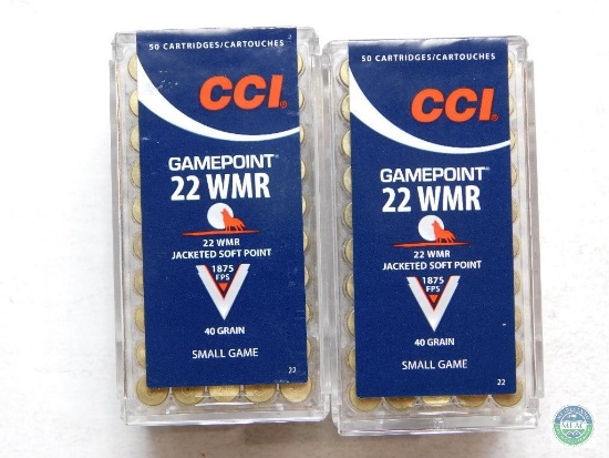 100 Rounds CCI 22 Magnum Ammo